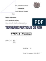 TP de RDM - Torsion 2