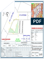 Plano Ubicacion y Localizacion Auquimarca Chilca Vivienda Minimarket