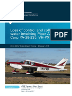 Insert Document Title: Loss of Control and Collision With Water Involving Piper Aircraft Corp PA-28-235, VH-PXD