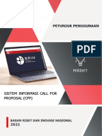 Petunjuk Penggunaan CFP Periset