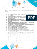 Cuestionario Patologia Radiologica II - Unidad 3. Fase 6