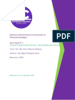 Actividad 1 Teor A de La Auditoria Administrativa Generalidades Sobre Control PDF