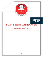 Surveying Lap Exp# (6) : Contouring From GRID