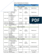 Rundown Kegiatan Pesrom Sdi-1