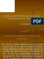 Justicia Militar Peru-Evolucion Normas Juridicas en Materia Penal Militar