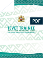 Tevet Trainee-Orientation Programme Guide for Training Centre College Administrators