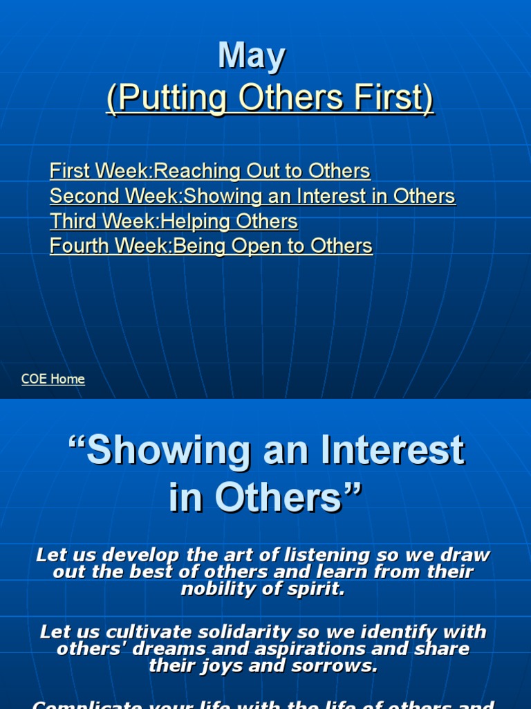5.2 Showing An Interest in Others | PDF