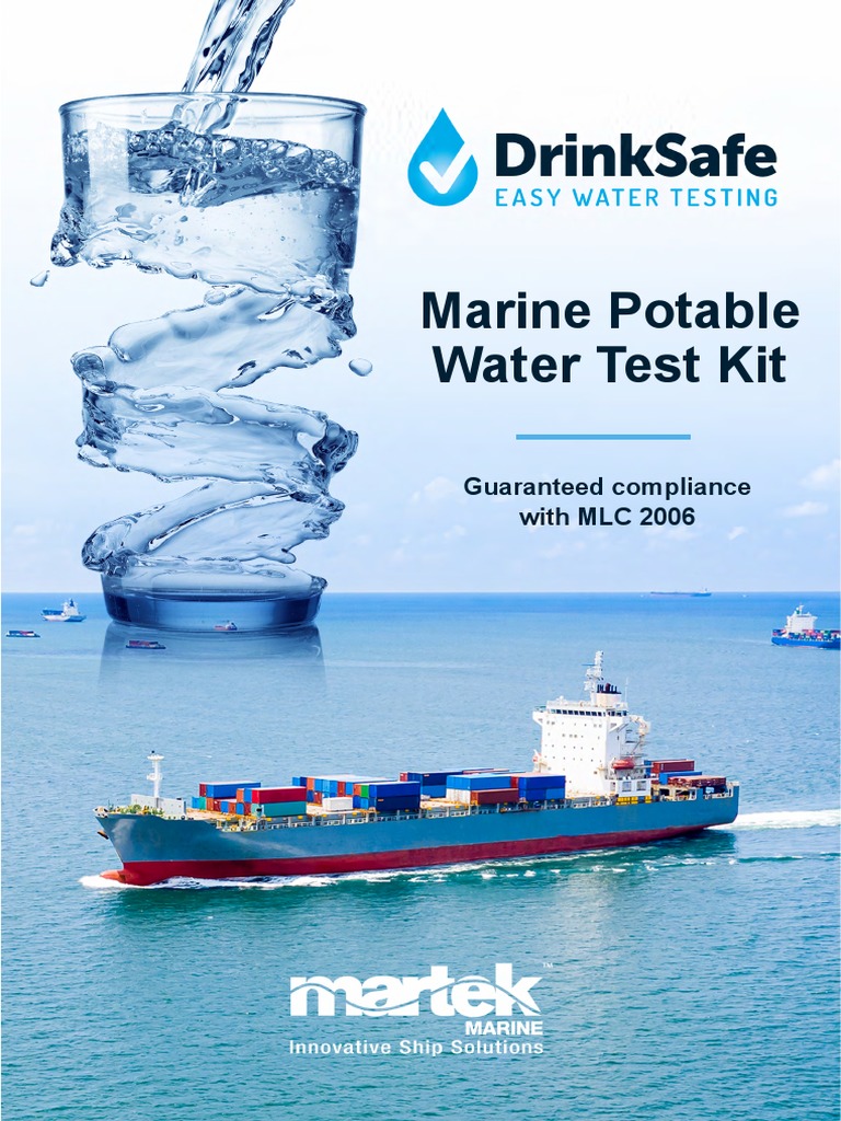 Marine Potable Water Test Kit Guaranteed Compliance With MLC 2006 PDF Drinking Water Water