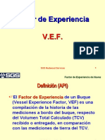 Factor de Experiencia V.E.F