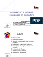 Seguridad en soldadura