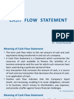 Cash Flow Statement: Dr. Varsha Rayanade