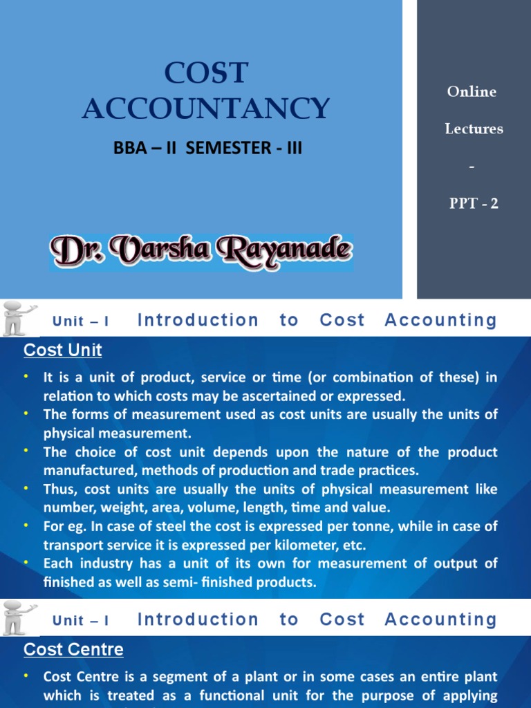 Cost Accountancy: Bba - Ii Semester - Iii | PDF | Cost Accounting | Cost