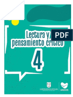 Lectura y Pensamiento Critico Cuarto PDF