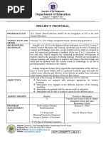 Department of Education: Program Title Target Date and Venue Background/ Rationale