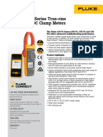 Fluke 370 FC Series True-Rms Wireless AC/DC Clamp Meters: Technical Data