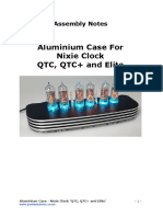 Aluminium Case For Nixie Clock QTC, QTC+ and Elite: Assembly Notes