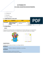 1° Grado - Actividad N°05 - Dia 19 de Marzo