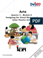 Quarter 4 - Module 6 Designing The Visual Element of Asian Theater Arts