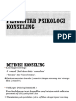 Pengantar Psikologi Konseling