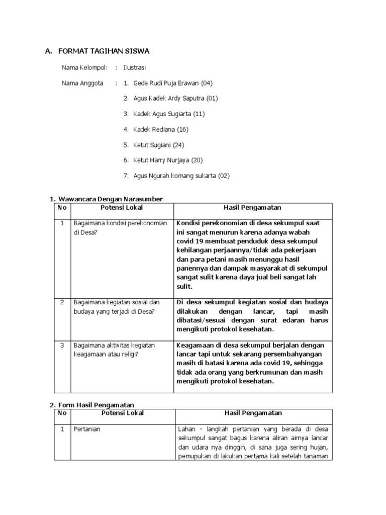 Eksplorasi Potensi Lokal Sekumpul | PDF