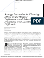 Effects on the Writing Performance and Behavior of Students With Learning Difficulties