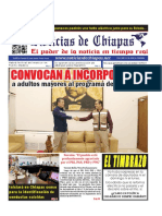 Periódico Noticias de Chiapas, Edición Virtual Martes 19 de Abril de 2022