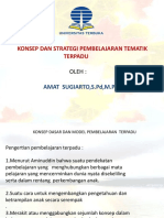 KONSEP DAN PEMBELAJARAN TEMATIK TERPADU