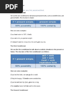 Conditionals in English 0.1,2,3.