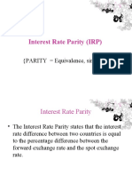 5.2 Interest Rate Parity