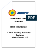 Techlog Software Training: Hmgi X Schlumberger
