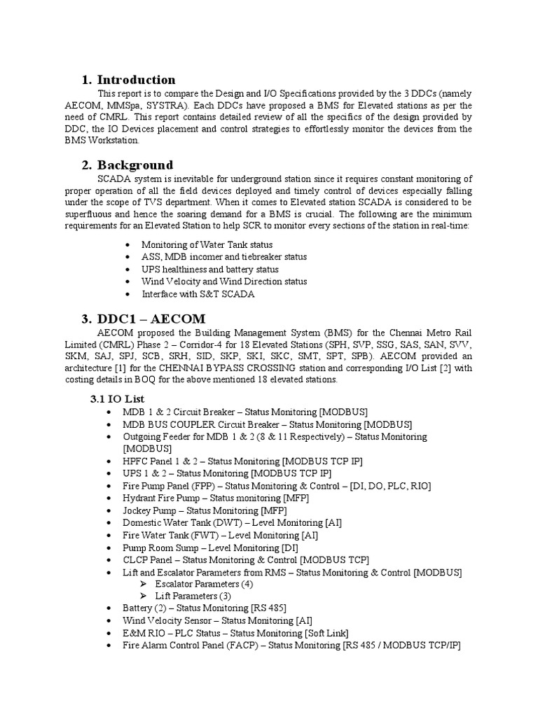 BMS Report Local | PDF | Equipment | Electrical Engineering