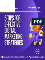 5 Tips For Effective Digital Marketing Strategies