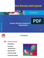 Base Station Survey and Layout: Huawei Wireless Network Planning Department
