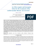 Application of The Organic and Inorganic Nanoparticles For The Treatment of The Cardiovascular Disease: An Overview