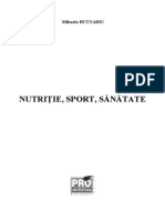 Nutritie, Sport, Sanatate