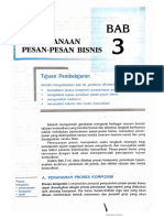 BAB 3 PERENCANAAN PESAN-PESAN BISNIS