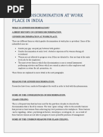Download Gender Discrimination at Work Place n India by Adi Singhai SN57054826 doc pdf
