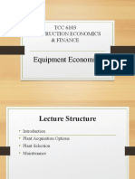 Lecture 1 - Equipment Acquisition Options