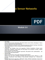 Module 3.4: Wireless Sensor Network Routing Techniques