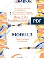 Seni Kelompok 1 - Modul 2 Dan 3