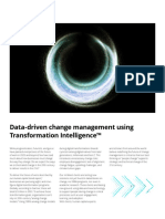 Data-Driven Change Management Using Transformation Intelligence™