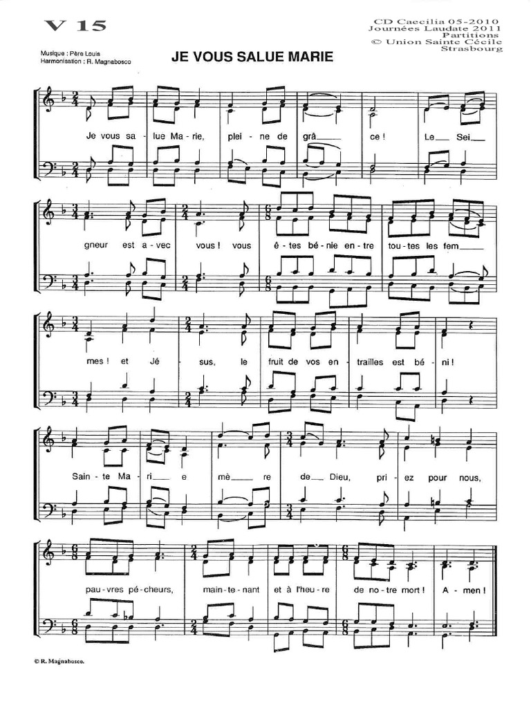 Je Vous Salue Marie-V15 | PDF
