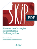 Sistema de Correao Informatizada Do Palografico Manual Do Usuario Para Windows Dezembro de 2015