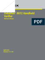 Dataman 8072 Handheld Verifier: Reference Manual