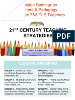 Division Seminar On Content & Pedagogy For Grade 7&8 TLE Teachers