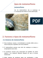 CapII - 2 - Factores e Tipos de Metamorfismo