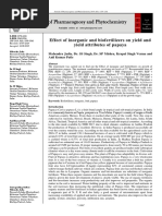 Effect of Inorganic and Biofertilizers On Yield and Yield Attributes of Papaya