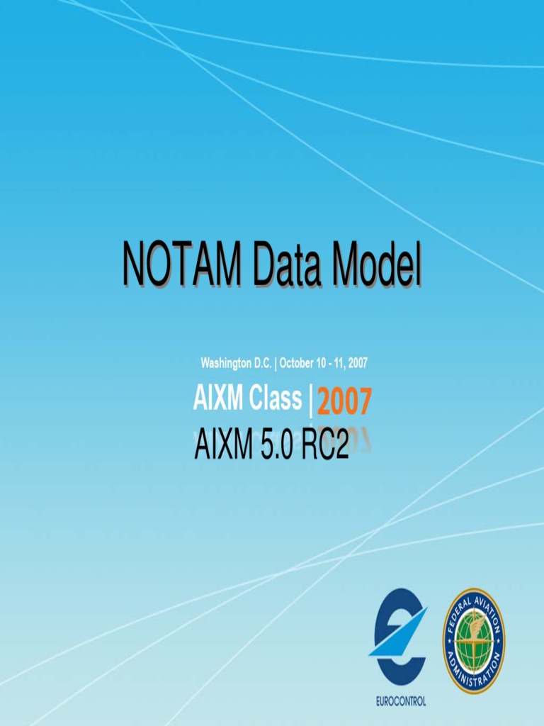 NOTAM Data Model Overview and Categories | PDF | Computing ...