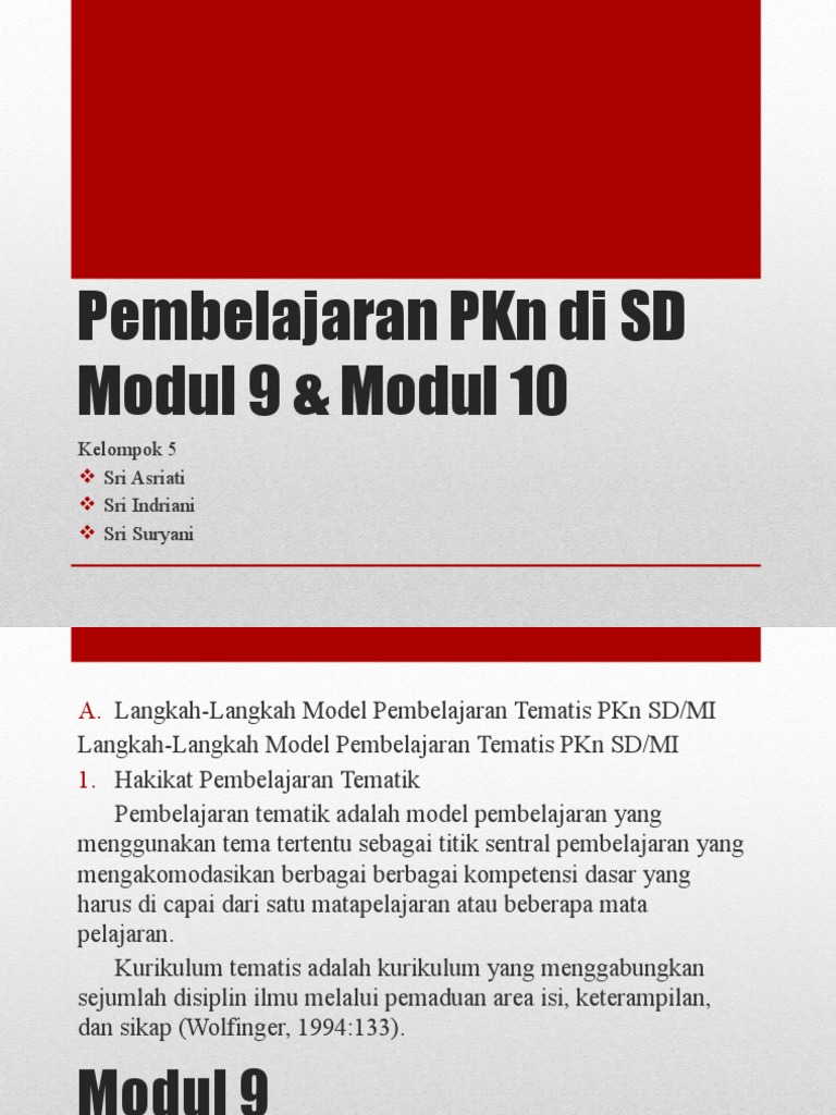 pembelajaran-pkn-di-sd-modul-9-modul-10-kelompok-5-sri-asriati-sri