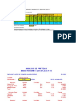 Analisis de Costos de Placa P-14 para Muro Portante Apilado - Muro en Chilca